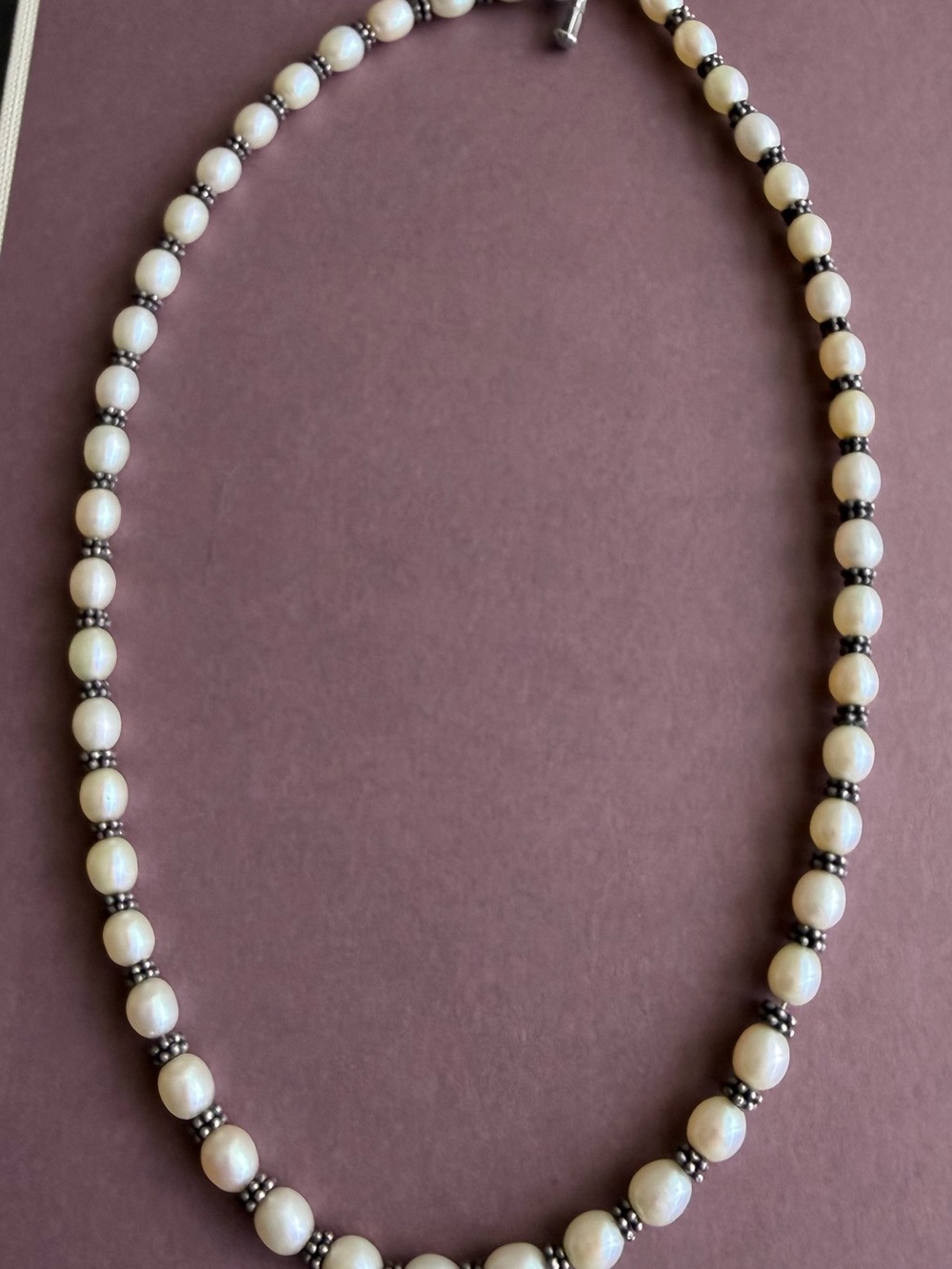 Freshwater pearl costume necklace